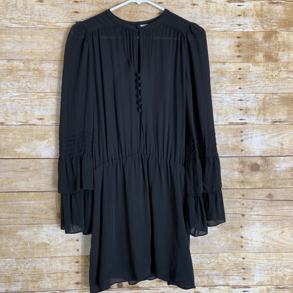 Parker Bell Sleeve Silk Blouse Tunic